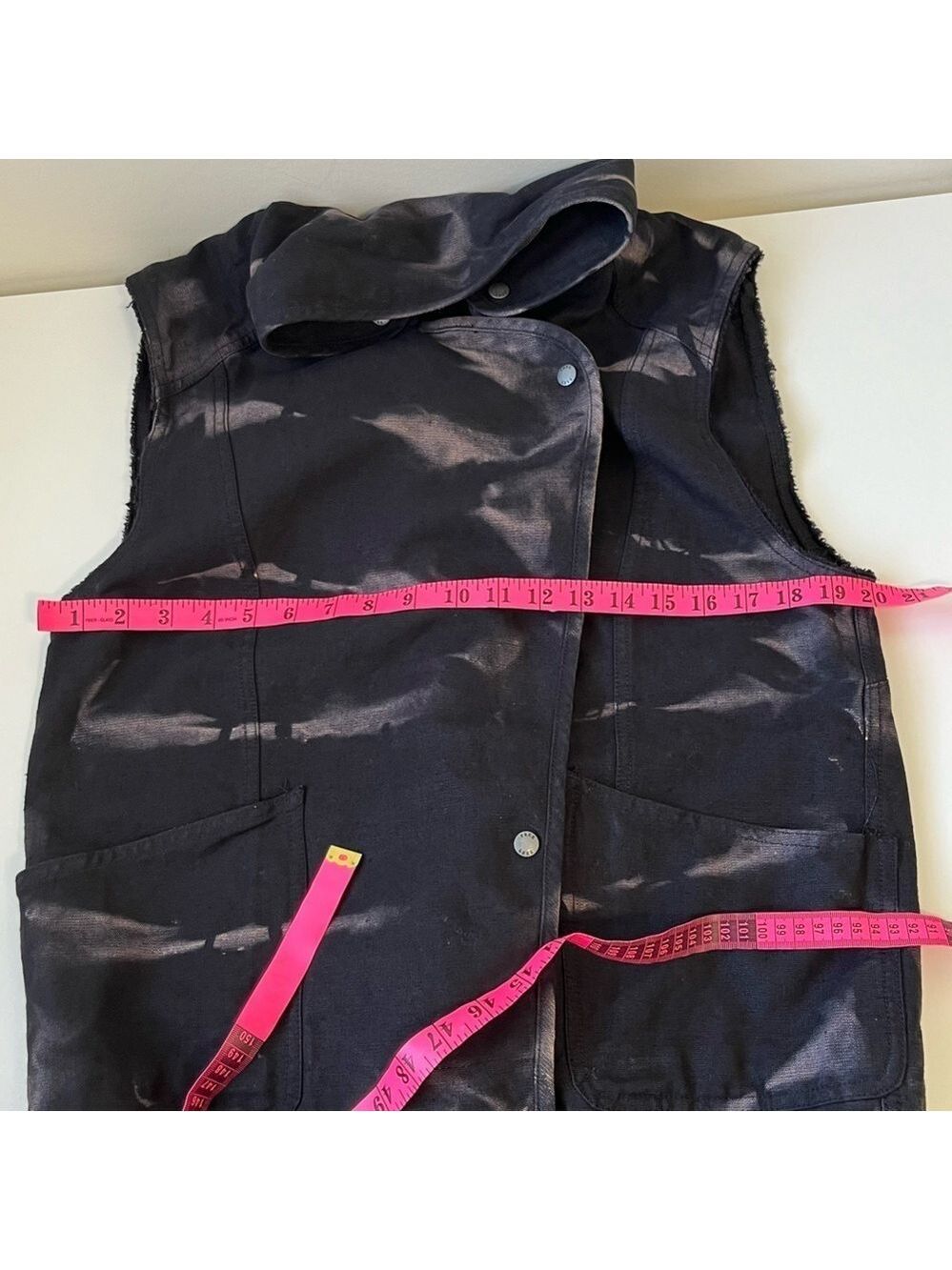 ARITZIA Wilfred Linn Linen Blend Tie Dye Vest - Picture 7 of 9